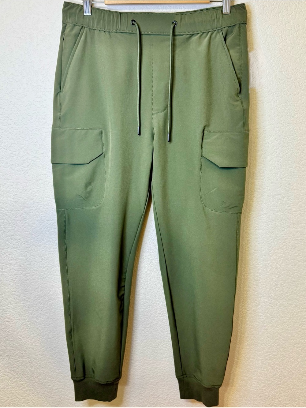 Goodfellow & Co Olive Green Cargo Joggers Drawstring Stretch Men’s Small